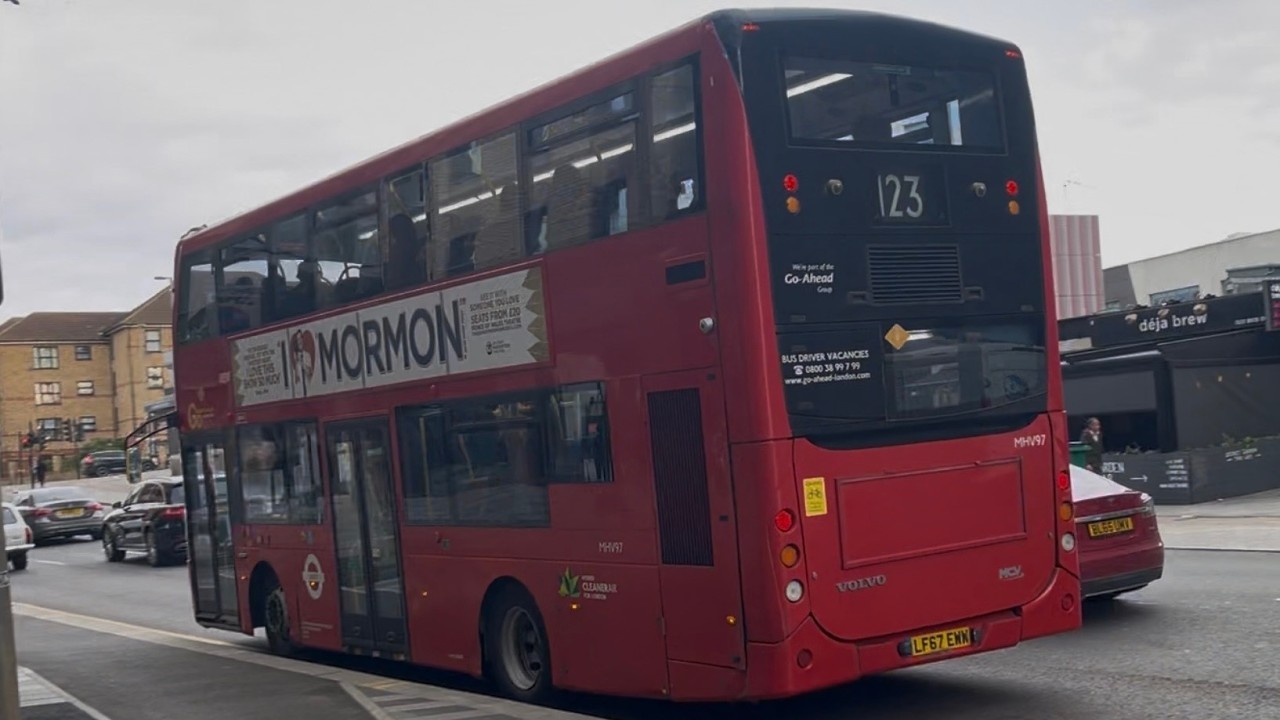 *First Day* Journey on the 123 | MHV97 (LF67EWW) | Go-Ahead London