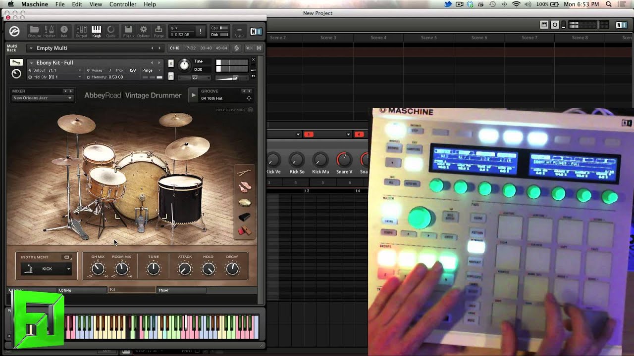 Abbey Road Vintage Drummer Review overview in Kontakt Maschine native instruments