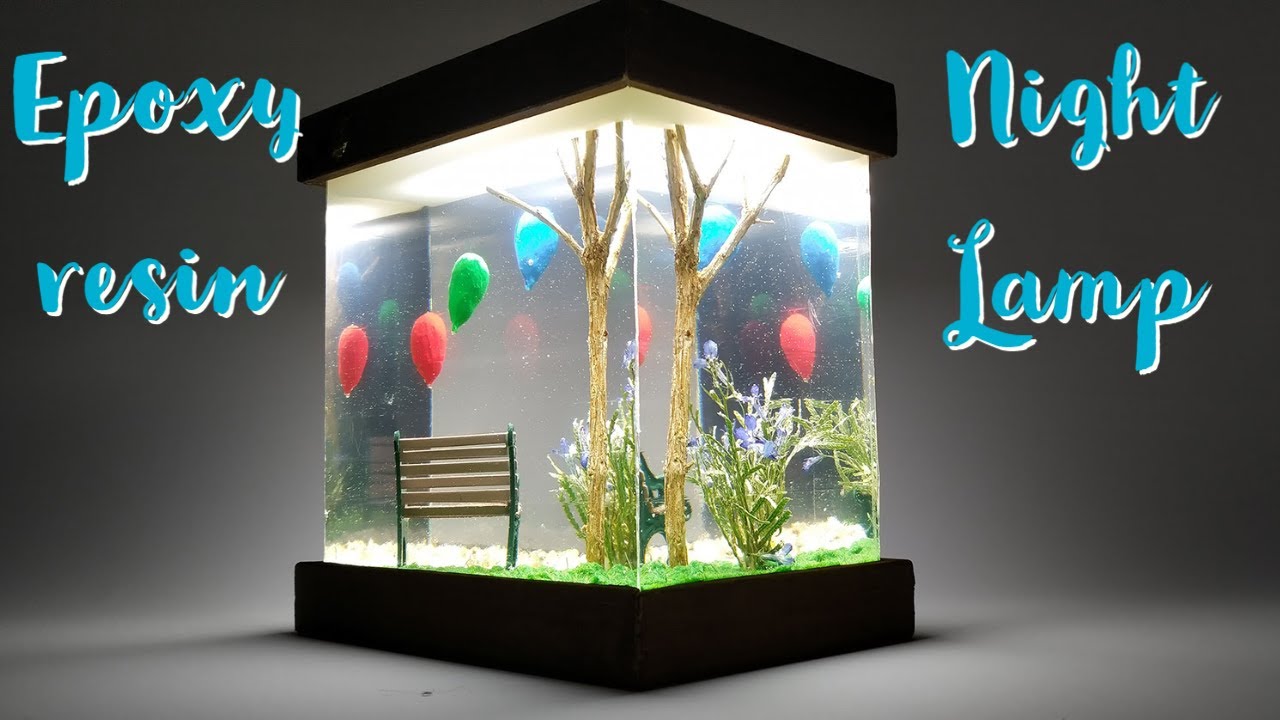HOW TO MAKE | DIORAMA NIGHT LAMP WITH EPOXY RESIN