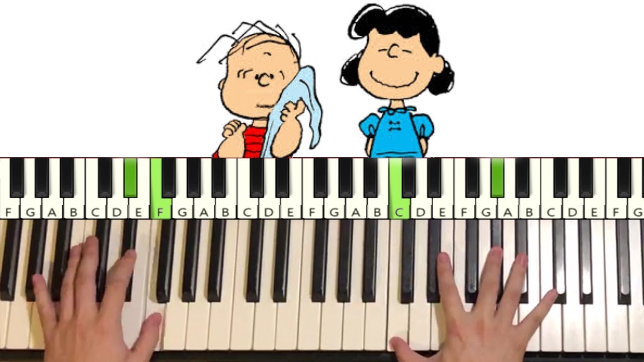 Linus And Lucy (Piano Tutorial Lesson)