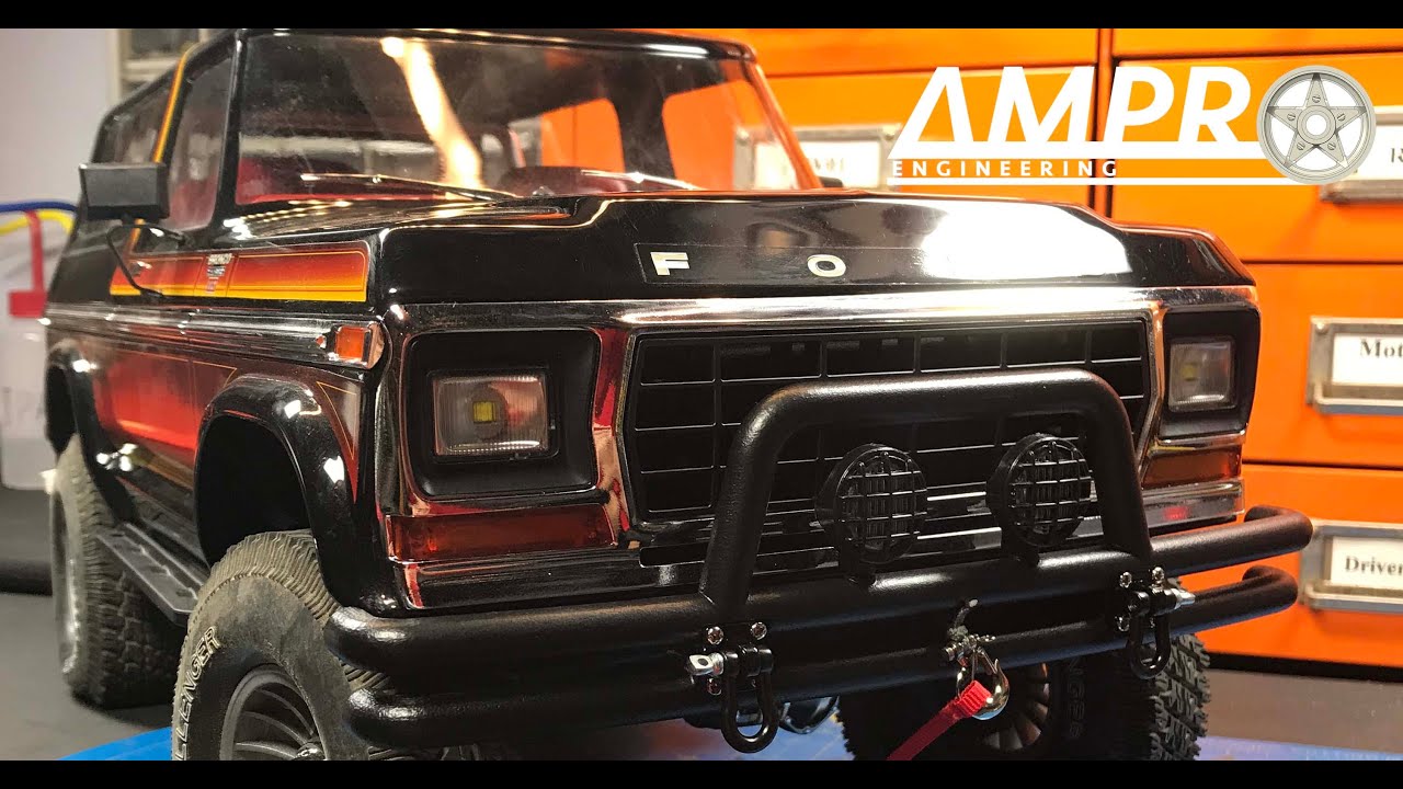 e196: Ampro Traxxas TRX4 Bronco  Tube Bumpers
