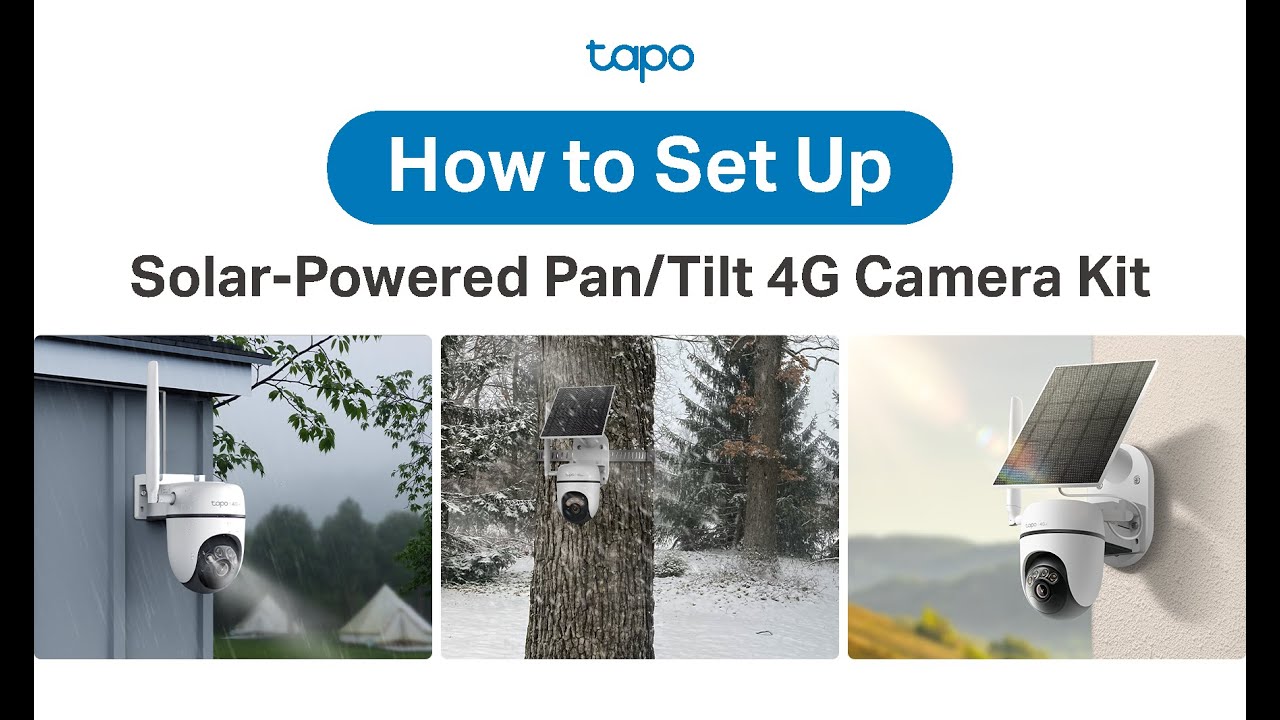 How to Set Up Solar-Powered Pan/Tilt 4G LTE Security Camera Kit (Tapo C615G KIT) | TP-Link