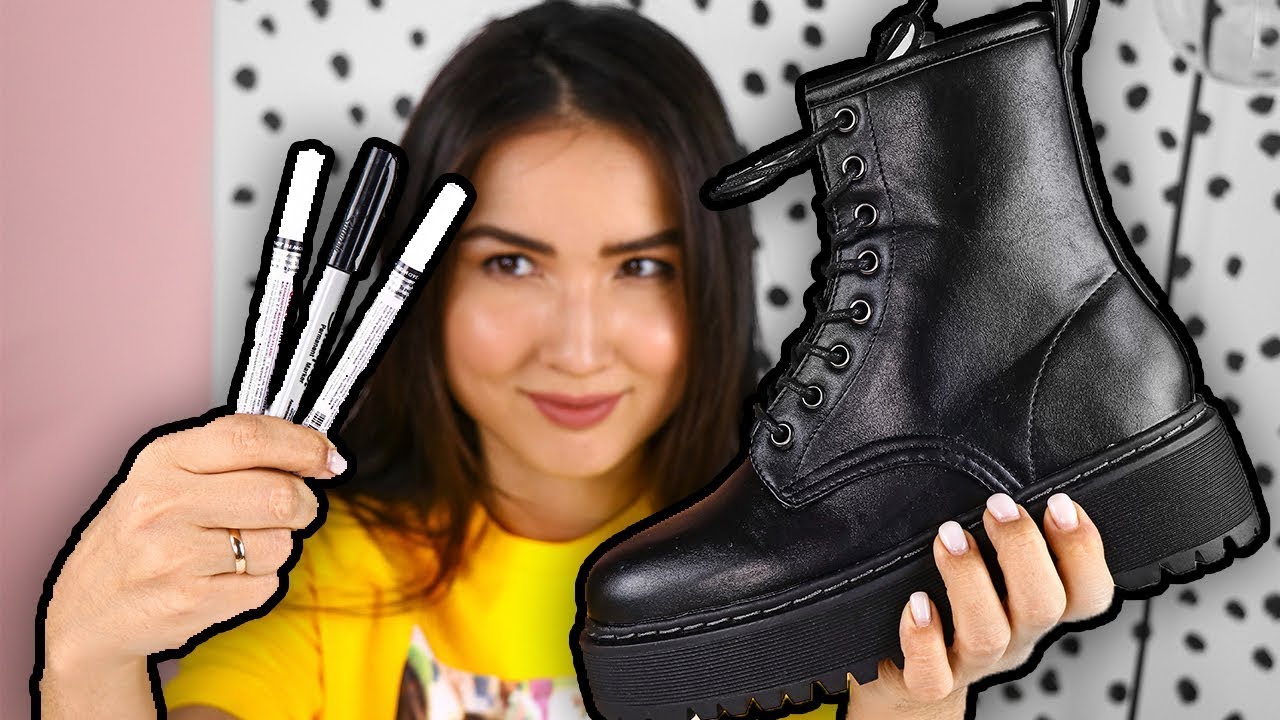 КАСТОМНЫЕ БОТИНКИ ТОЛЬКО МАРКЕРАМИ 👟