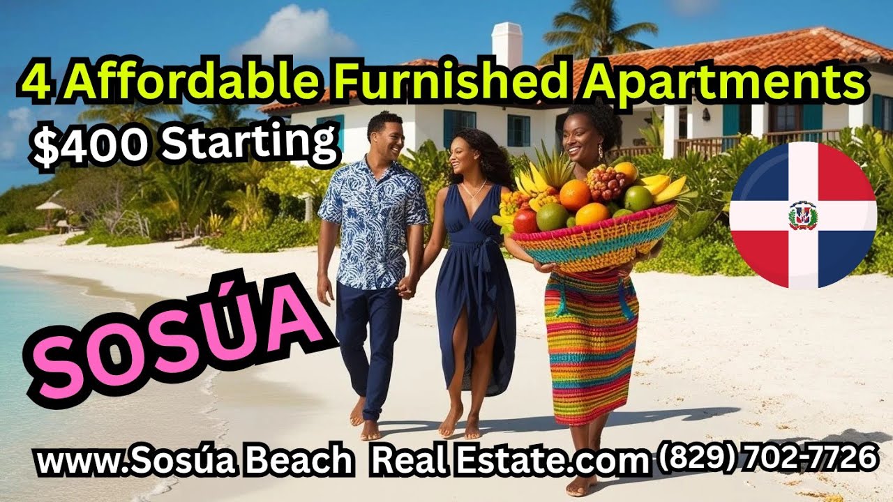 4 Affordable Apartments In Sosua Dominican Republic #Sosuabeach #cerisefairfax #dominicanrepublic