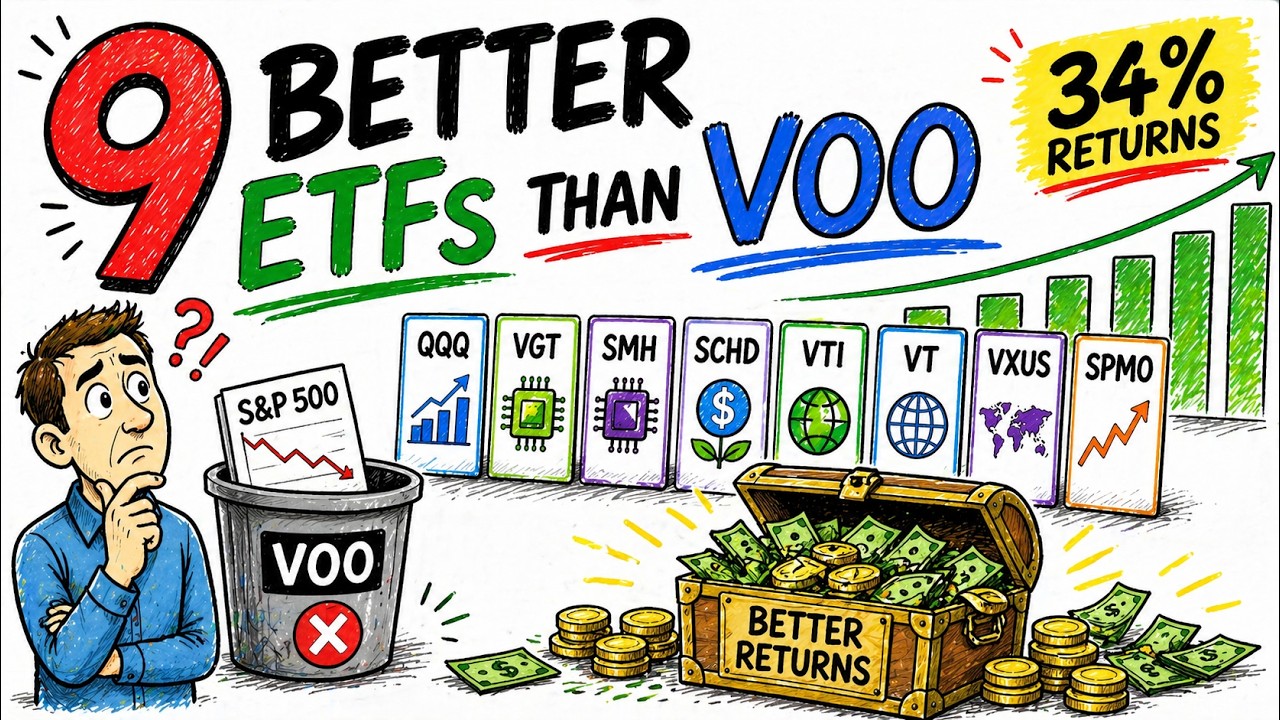Лучше, чем VOO? 9 ETF, которые обогнали рынок (доходность 34%)