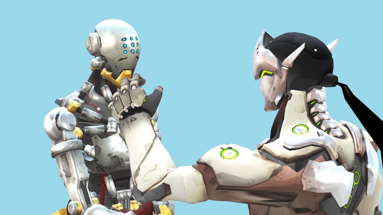 MMD [OverWatch] MAD HEAD LOVE - zenyatta/Genji