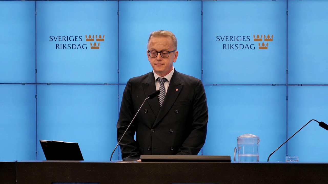 LIVE: Pressträff med Fredrik Olovsson om åtgärder för sänkta elkostnader