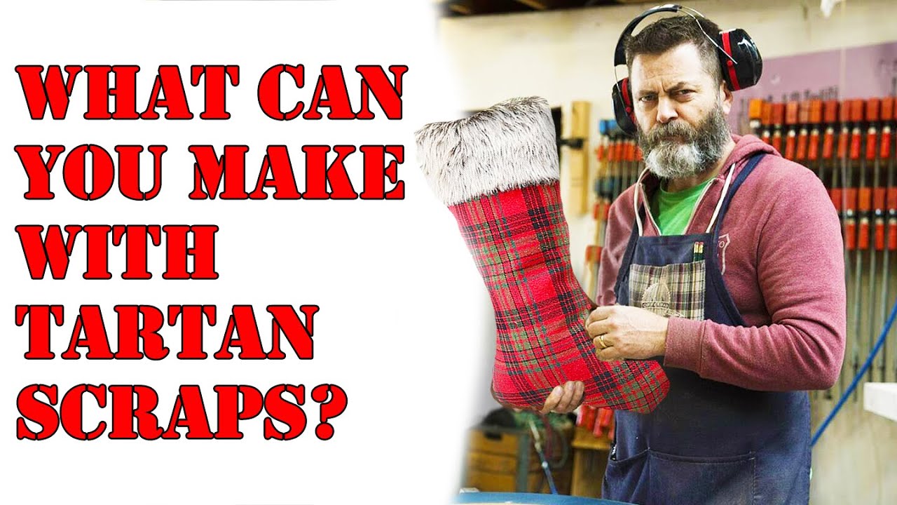Using Tartan Wool Scraps for Home Projects