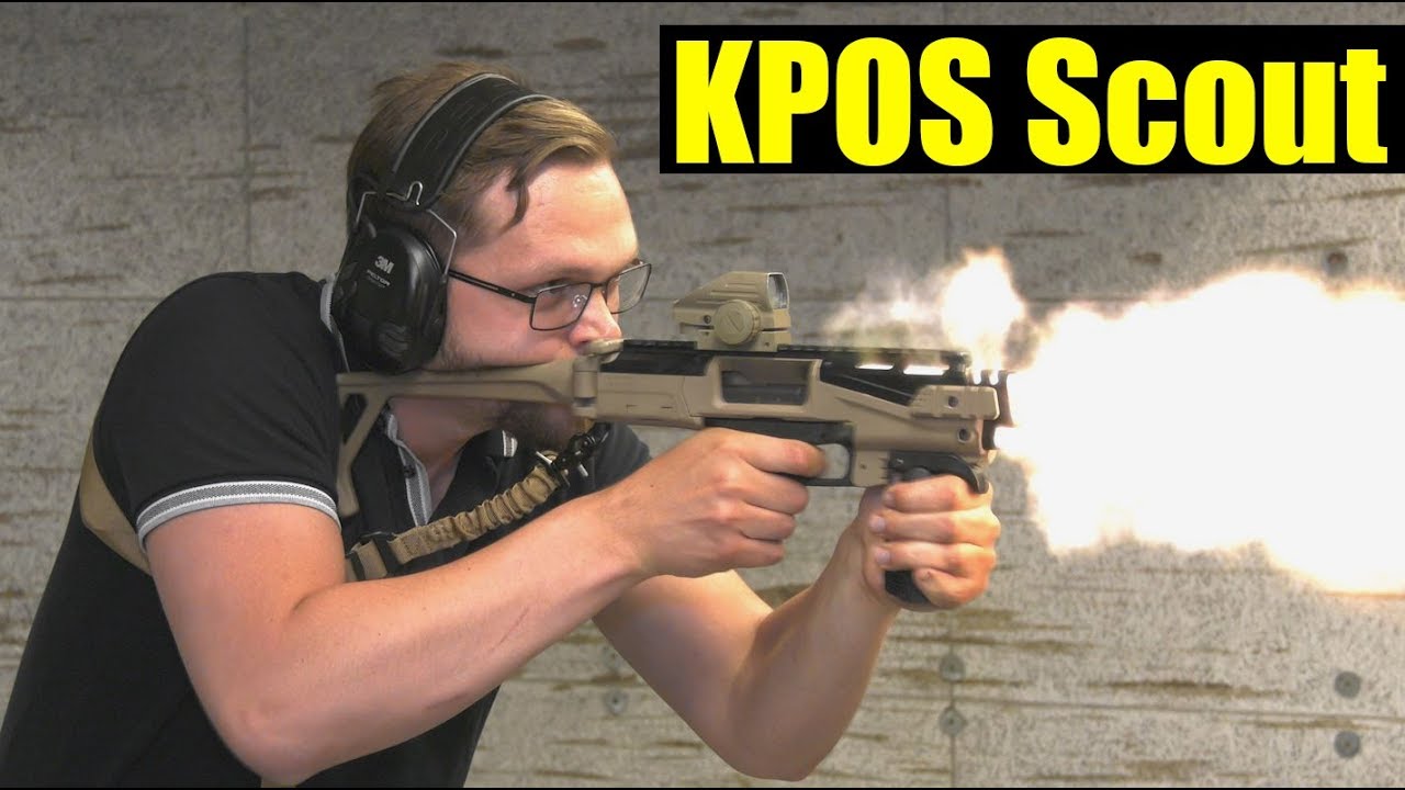 FAB Defense KPOS Scout beim schießen
