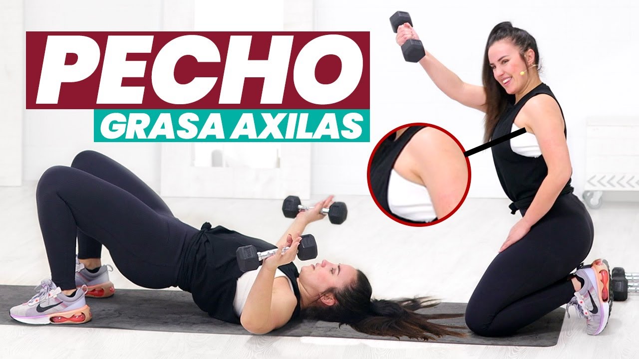 ELIMINAR GRASA AXILAS 🔥 AUMENTAR PECHO | Ejercicios TRONCO SUPERIOR 10 min