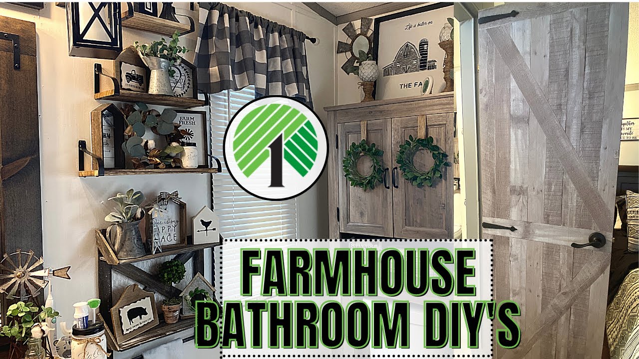 🌟DOLLAR TREE HIGH END MODERN FARMHOUSE BATHROOM DIY'S | BUDGET FRIENDLY FARMHOUSE BATHROOM DIY'S🌟