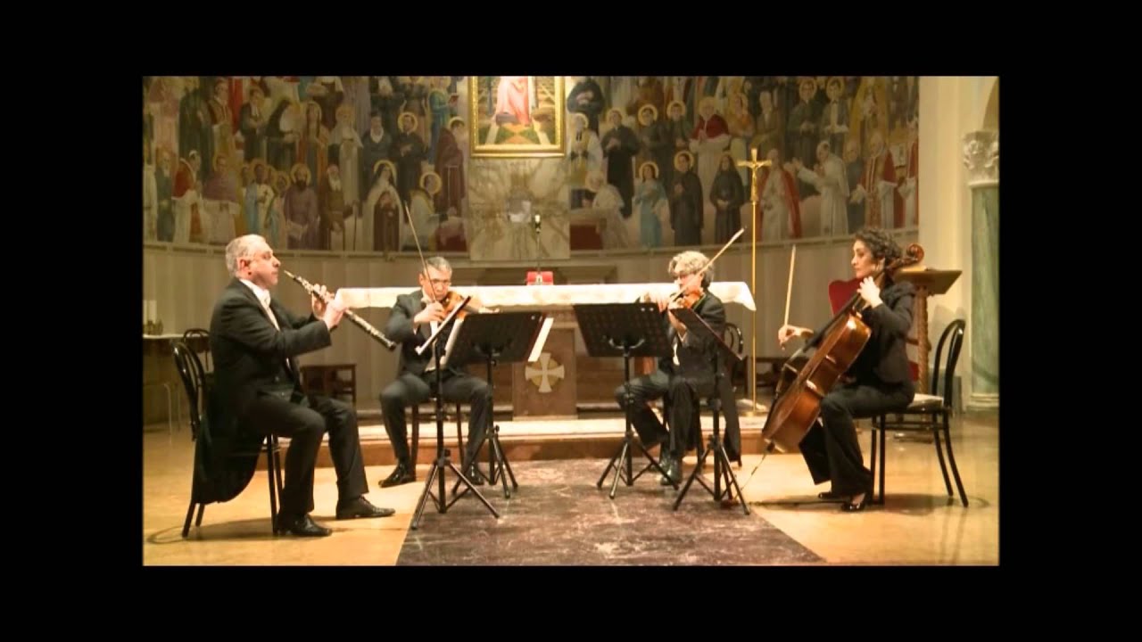 Mozart- Quartetto in Fa Maggiore K370 per oboe, violino, viola e violoncello