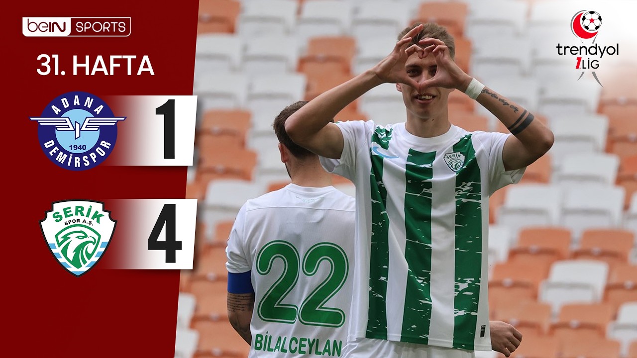 Adana Demirspor (1-4) Serik Spor | 31. Hafta Maç ÖZETİ | Trendyol 1. Lig - 2025/26