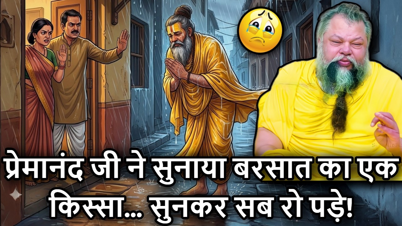 😭💔 Premanand Ji Ne Sunaya 🌧️ Barsaat Ka Kissa…  Sunkar Sab Ro Pade!