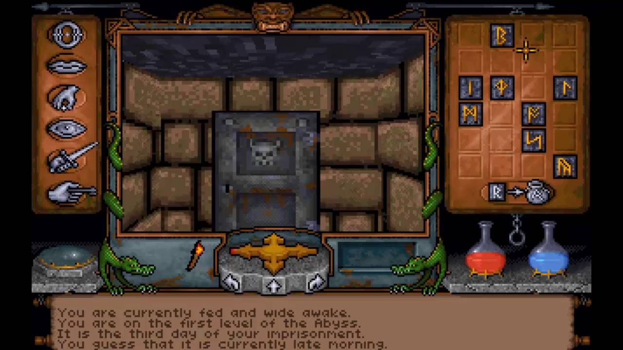Let's Play Ultima Underworld - Lever and Pillar Puzzle (Ep 6)