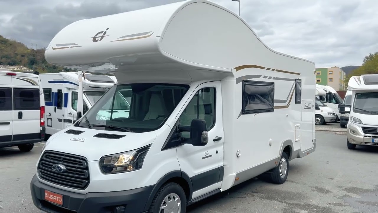 CI Elliot 95 M – Mansardato 8 posti letto con maxi garage | Genova Camper