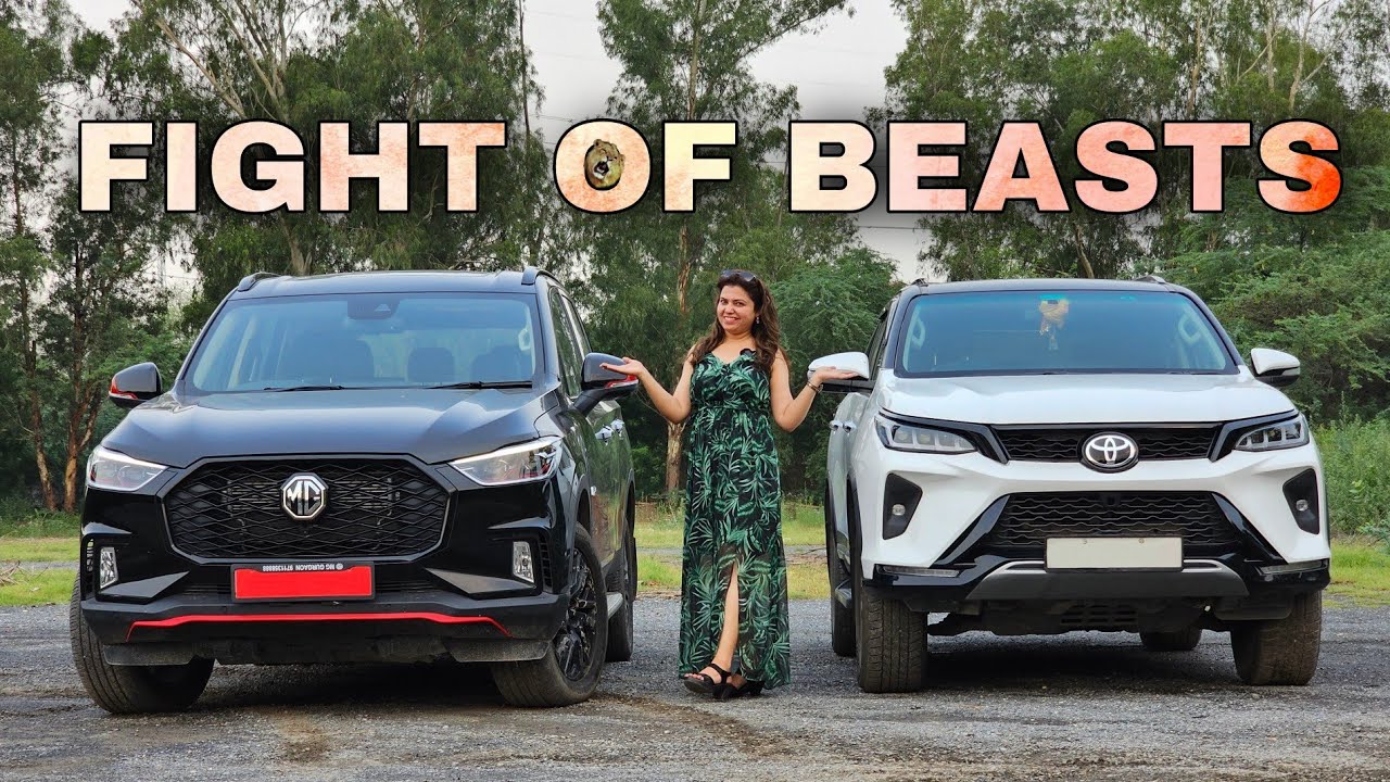 Toyota Fortuner VS Gloster BlackStorm 🖤 💪