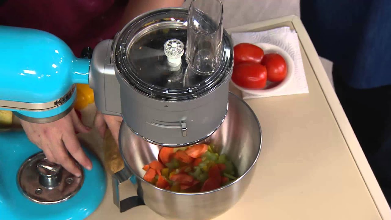 KitchenAid Premium Food Processor Stand Mixer Attachment with David Venable