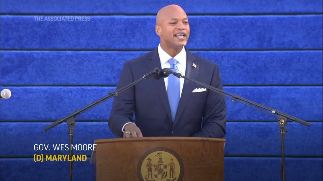 Wes Moore becomes Maryland's first Black governor