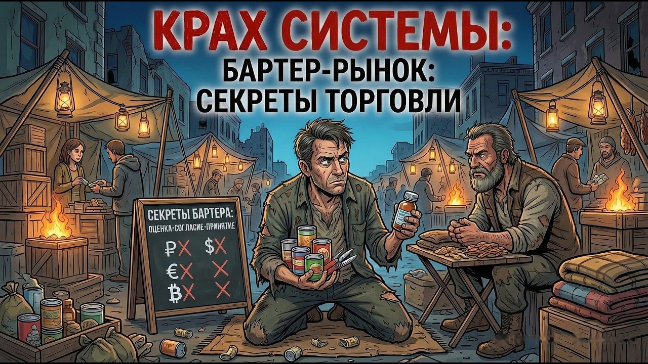 КРАХ СИСТЕМЫ: Бартер-рынок — как торговаться, не попасть на развод и не потерять всё