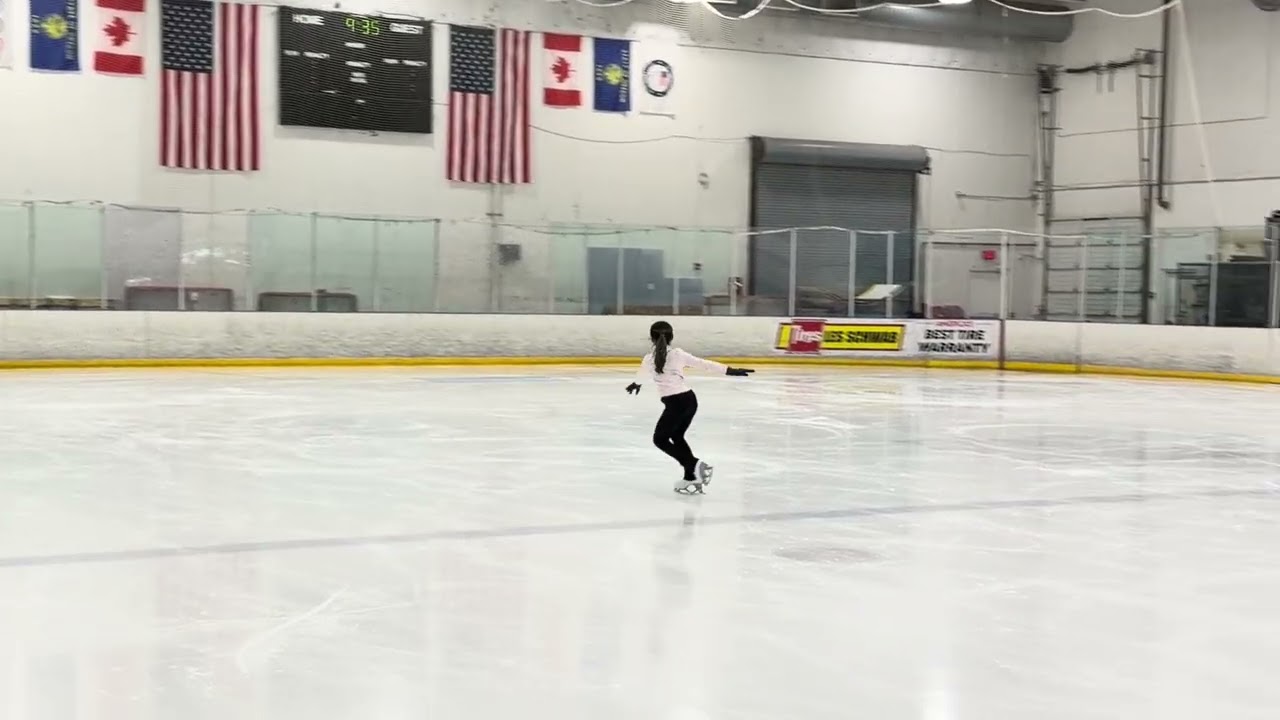 Amelia Nguyen Silver Skating Skills Test