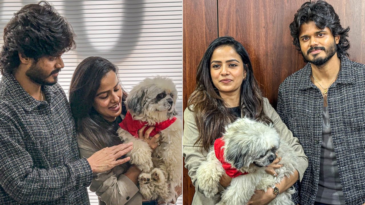 Anand Devarakonda And Vaishnavi Chaitanya At Pet Hospital | Sevonoaks Pet Hospital Grand Opening