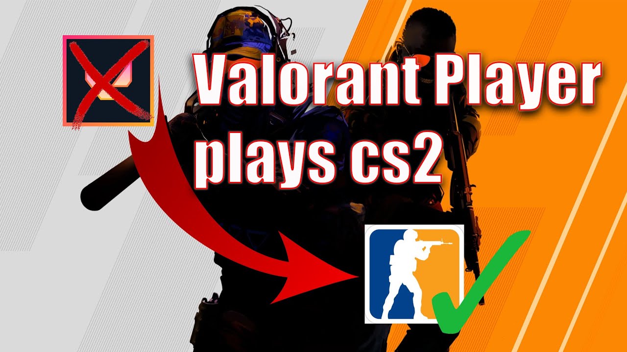Valorant player plays cs2