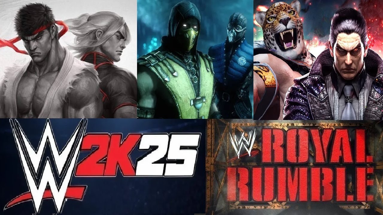 WWE 2K25 Created Superstar Royal Rumble Street Fighter Vs. Mortal Kombat Vs. Tekken