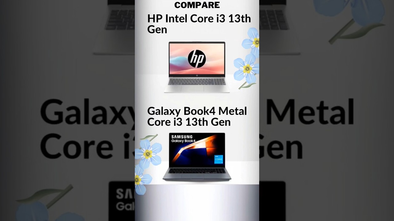 HP vs Samsung Laptop Under ₹40,000 | Core i3 13th Gen | 8GB RAM, 512GB SSD | Best Budget Laptop?