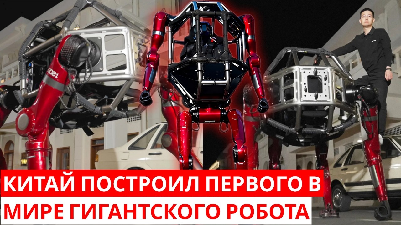 UNITREE GD01: ПЕРВЫЙ В МИРЕ ПИЛОТИРУЕМЫЙ МЕХА СЕРИЙНОГО ПРОИЗВОДСТВА
