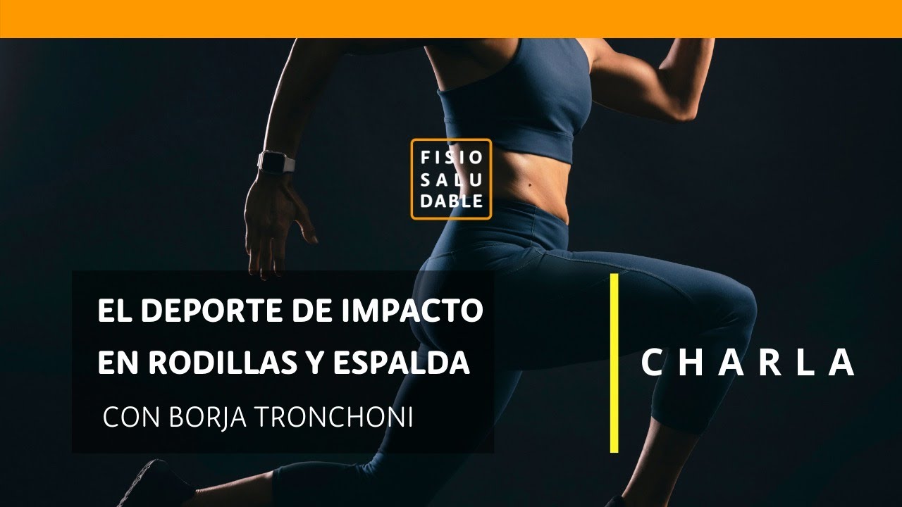 Deporte de impacto en rodillas y espalda