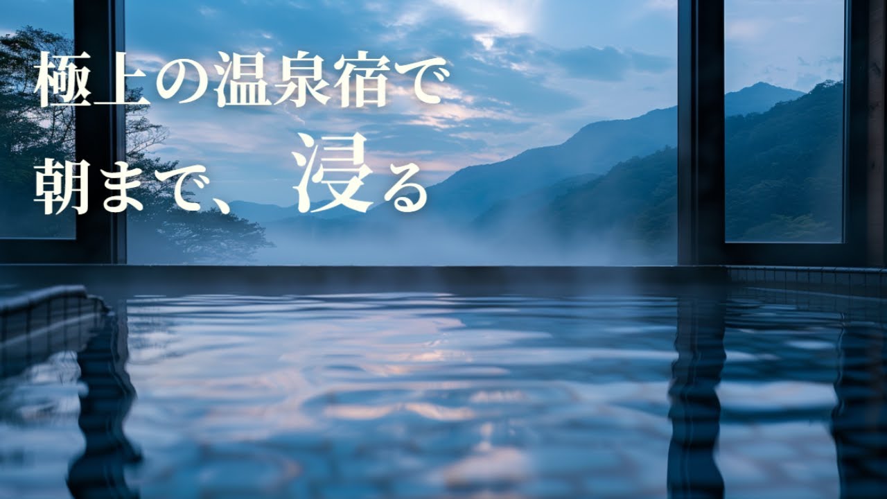 朝まで溶ける和の静寂 | 温泉・安眠BGM【集中・睡眠用】