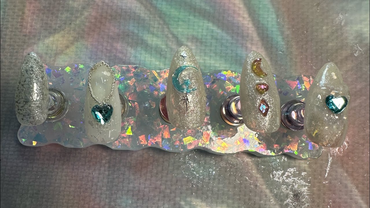 Frozen Hearts And First Time Using Nail Stamp