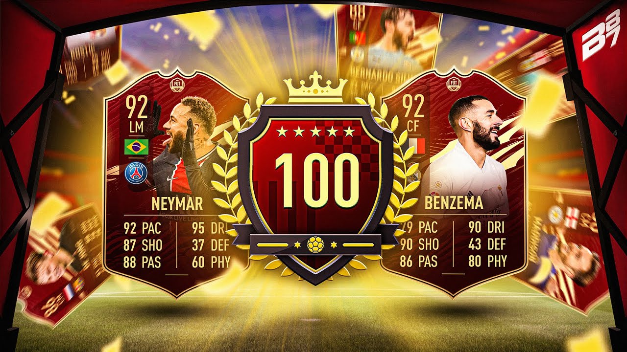 TOTY IN A PACK! TOP 100 FUT CHAMPIONS REWARDS! | FIFA 21 ULTIMATE TEAM