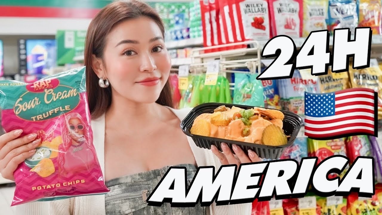 24H ăn ở CỬA HÀNG TIỆN LỢI MỸ 🇺🇸