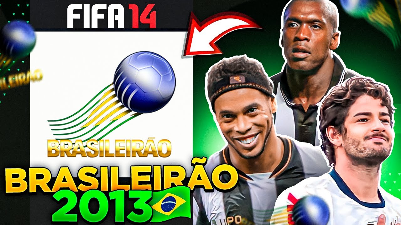 Simulei o BRASILEIRÃO... de 2013! 🇧🇷 │ FIFA 14 em 2023