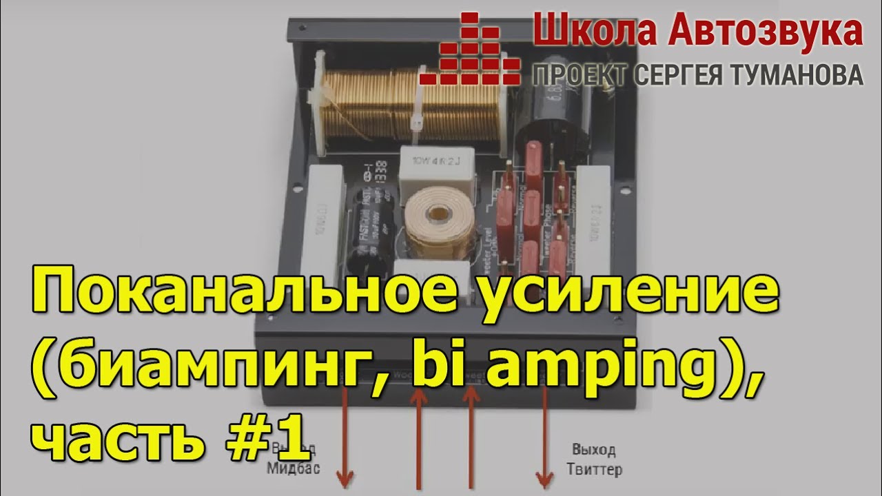 Поканальное усиление (биампинг, bi amping), часть #1