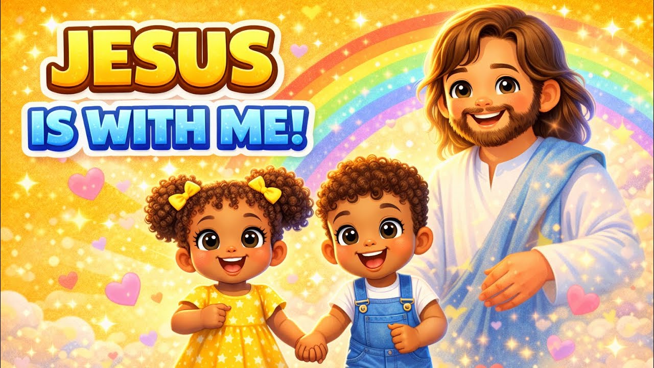 Jesus Is With Me Everywhere! 🌈 Christian Song for Toddlers | Jesus & Me Kids