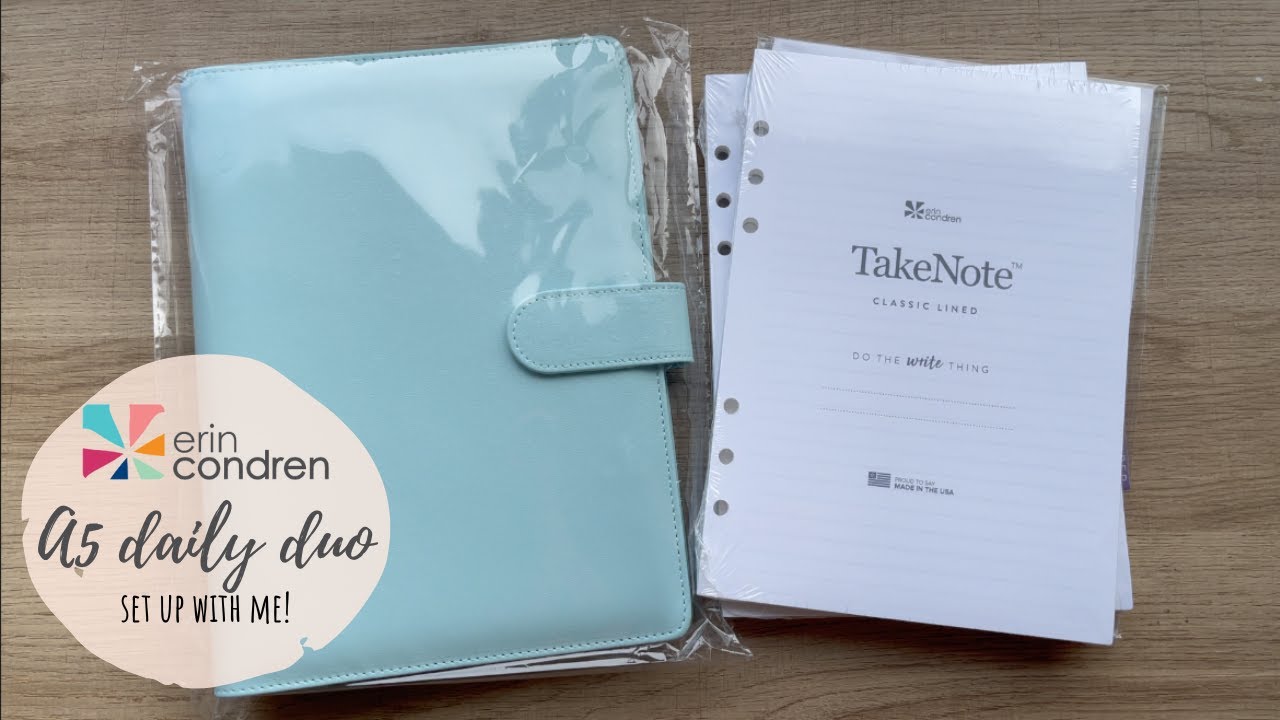 SWITCHING MY DAILY? | Erin Condren A5 Daily Ring Agenda