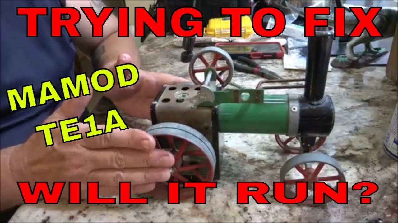 1967 Mamod TE1A Traction Engine Unboxing And Trying To Fix It