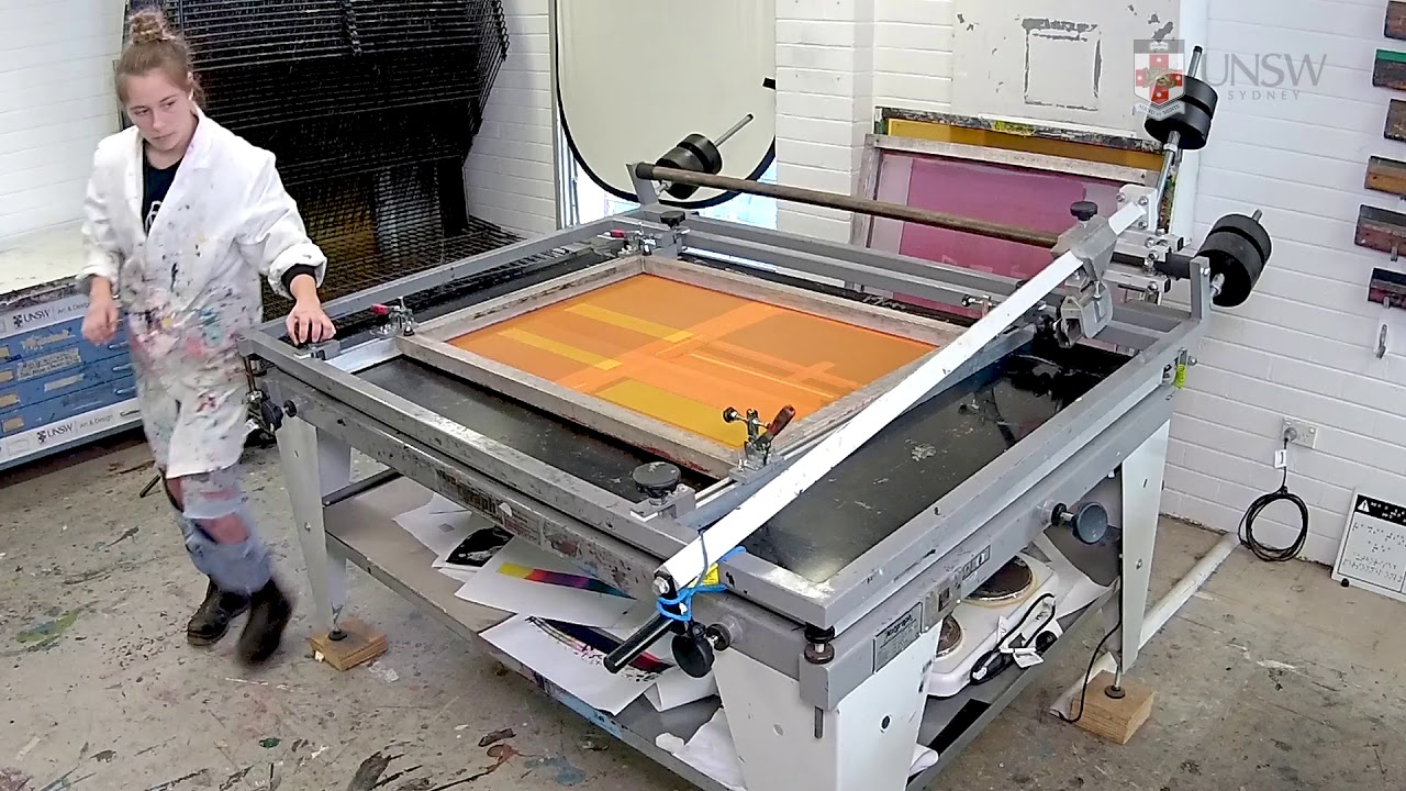 Screen Printing Using Tab Registration and the Vacuum Printing Table