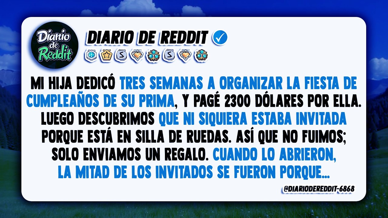 Pagué $2,300 por la fiesta de mi sobrino, pero no invitaron a mi hija a pesar de que ayudó durante..