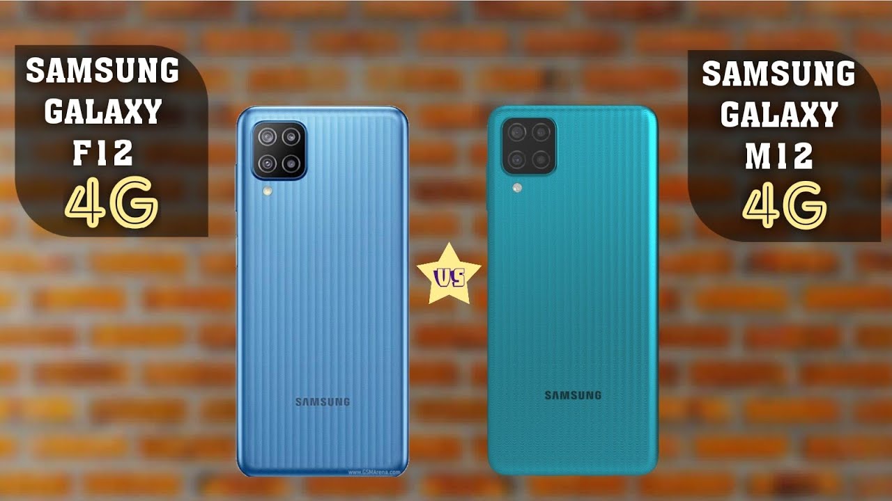 Samsung Galaxy F12 4G vs Samsung Galaxy M12 4G || Compare