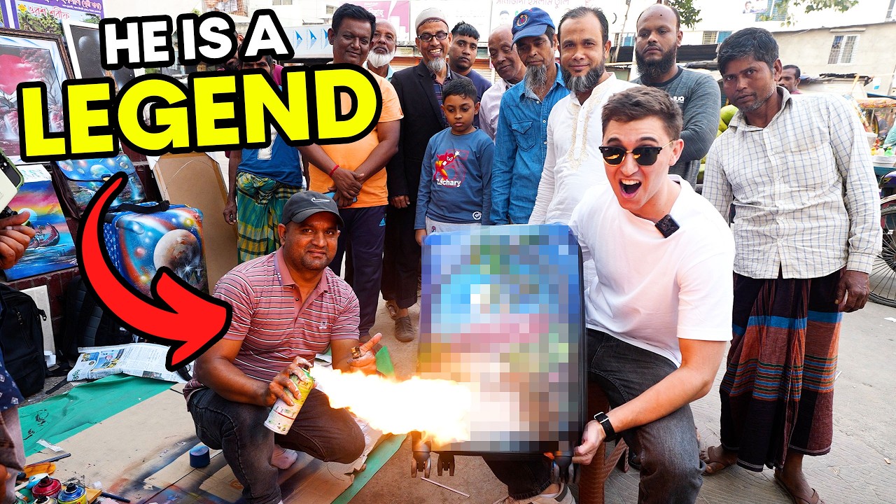 I Gave a Street Artist €100 to Paint a Real Chanel Suitcase!