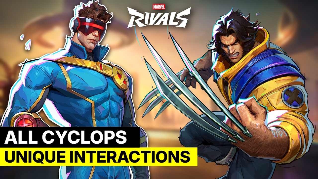 All Cyclops Interactions & Hero Specific Reactions in Marvel Rivals