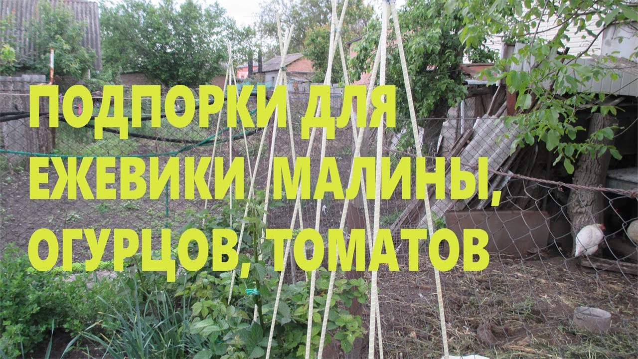 ПОДПОРКИ ДЛЯ ПОМИДОР. ИЗ ЧЕГО ДЕЛАЮ Я. Композитная арматура в огороде.
