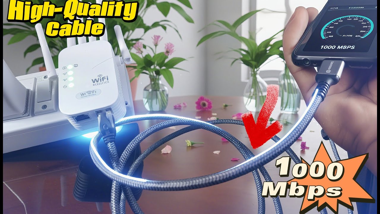 USB Type-C to RJ45 Ethernet Adapter 🔥 1000Mbps Speed Test | Laptop, Mobile & PC