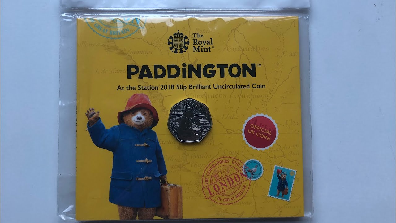 2018 BUNC PADDINGTON BEAR 50P - UNBOXING - UkCoinHunt