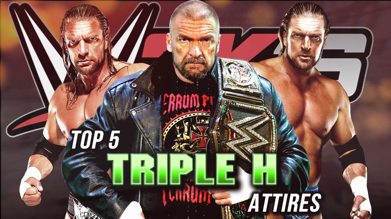 Top 5 Triple H Attires in WWE 2K16 (Superstar Studio Creations)