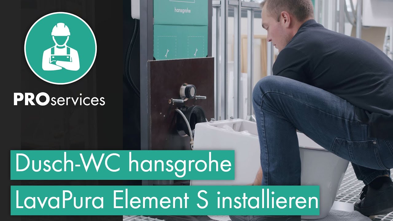 Das Dusch-WC hansgrohe LavaPura Element S installieren | in 5 einfachen Schritten